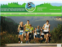 Tablet Screenshot of goralmarathon.com